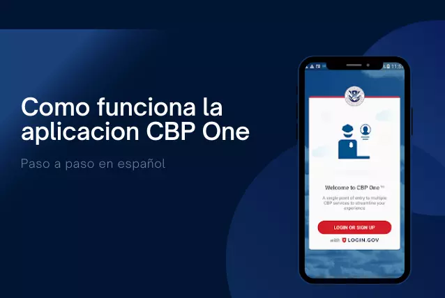 Como funciona la app CBP ONE paso a paso en español 2023